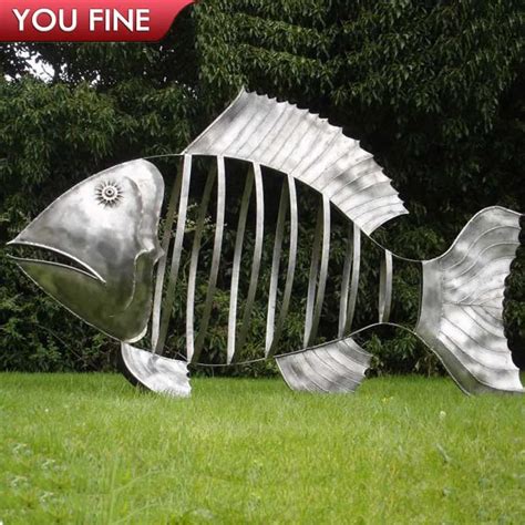 metal fish|Extra Large Outdoor Metal Fish .